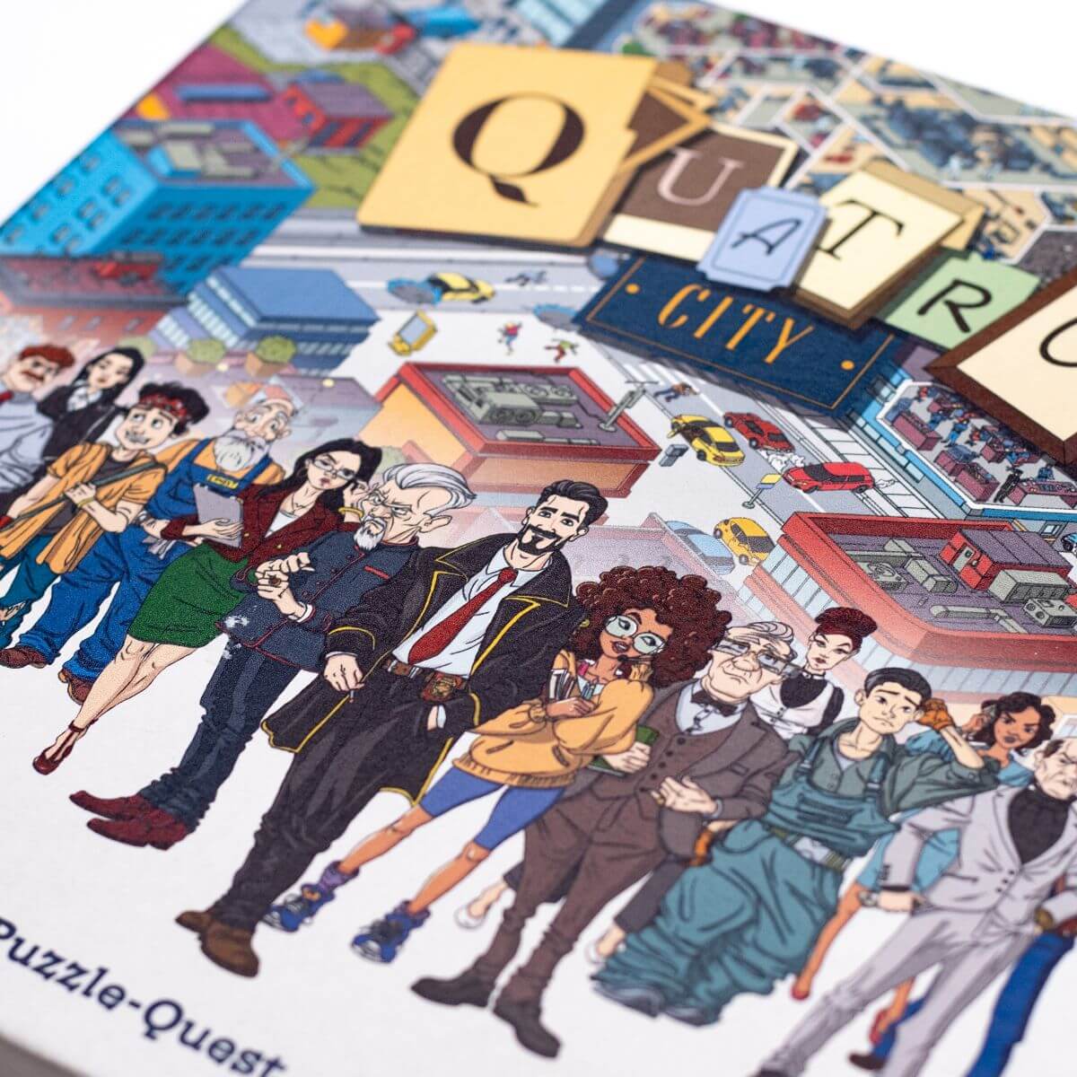 telling puzzle quest + Quatro City